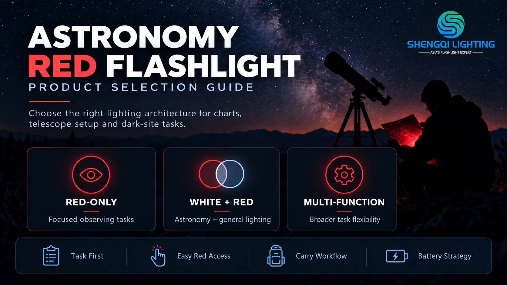 Astronomy Red Flashlight: Choosing the Right Product Architecture